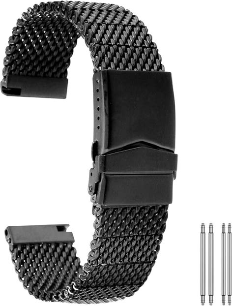 adidas uhrenarmband in schwarz 22 mm herren|22mm Metall Uhrenarmbänder .